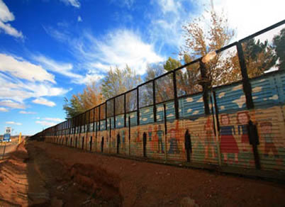 US-Mexico border fence